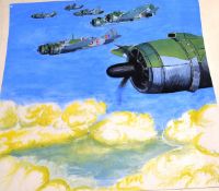 PJS monogrammed to bottom right.  Waterc