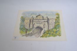 2 watercolours , both signed STUCKEY to bottom right.
