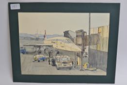 STUCKEY,  Great watercolour on board.  B