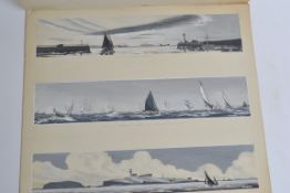STUCKEY,  a delightful maritime triptych