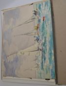 Various sketches , oils and watercolours