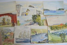 STUCKEY,  18 mostly signed or monogramme