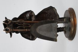 A Victorian style Charles Dickens themed fireside compendium in the form of ' Mr Pickwick ' from