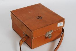 A vintage leather cased metre by AVO for British Telecom.
