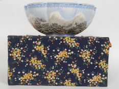 A 20th century Chinese oriental thin glass bowl,