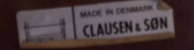 A 1970's teak library bookcase cabinet.