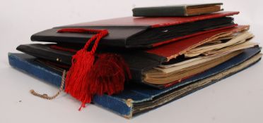 A collection of 3 black and white photograph albums ( some colour ) one possibly Canadian ( small )