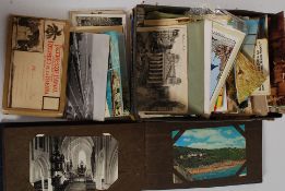 A collection of postcards dating from the early 20th century onwards to include South America,