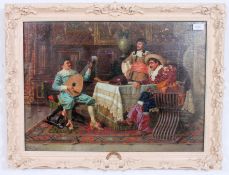 Framed and glazed Giuseppe Ballesio, Italian,