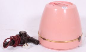 Ormond E1022 retro hairdryer along with a head dryer, in original case.