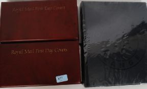 A collection of First Day Covers FDC's spanning three albums,