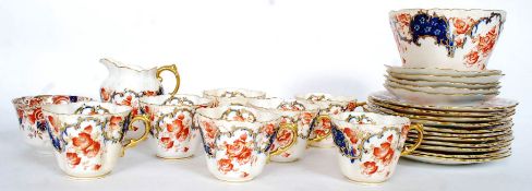 An early 20th century Edwardian Aynsley part tea service