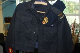 A WW2 Devon St John's Ambulance Civil Defence jacket ,
