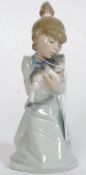 A Lladro figurine ' Sleepy KItten ' Model No 5712 impressed factory marks to base,