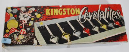 A cased set ofKingston Crystalytes Christmas lights made by KINGSTON LAMP CO LTD of Hull,