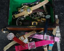 A good collection of ladies and gentlemans contemporary watches to include Seiko, Lorus, Avia,