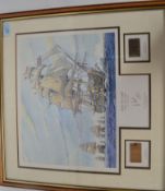 After Stephen Arch. Limited edition print 1578 / 1805 HMS Victory - Pride of the Fleet.