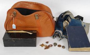 A Seamans WW2 uniform together with a book on seamanship issued to the owner at time of entry to