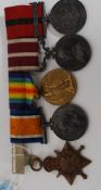 A First World War Medal Group comprising a 1914/15 Star ( L.