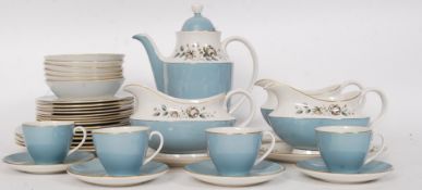 A large Royal Doulton Rose Elegans TC1010 part dinner service