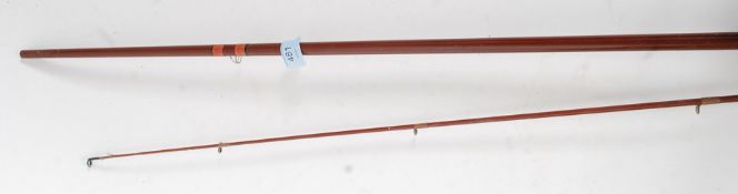 A collection of fishing rods to include split cane examples,