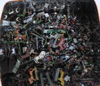 A quantity of white metal modelling soldiers,