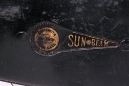 An early good ladies loop frame bicycle with early 3 speed gearing.