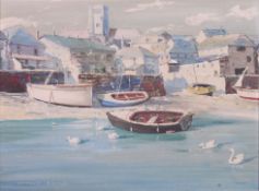 Greig, Donald - ' Salcombe ' original painting. Framed.