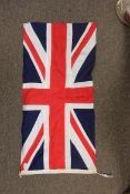 A Union Jack Flag being canvas with toggle taken from the set of the film War Horse ( purportedly )