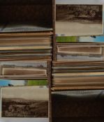 A collection of approx 600x vintage assorted postcards, many early European.