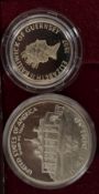 A 1997 Bailiwick Guernsey Queen Mother Silver 925 PROOF Coin - Mint in case.