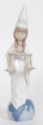 A Lladro Zodiac figurine ' Libra ' Impressed factory marks 6220 to base also bearing  blue stamp to