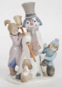 A Lladro figurine ' The Snowman ' model number 5713,