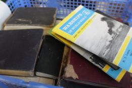 A collection of vintage military books - naval.