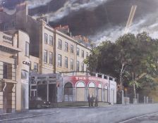 Kirkham, John; 1975 ' The Quadrant ' original commissioned painting of the famous Clifton venue.