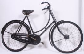 A good vintage Ladies loop frame bicycle bike with hub brakes