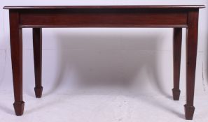A Regency style large mahogany side / window table.