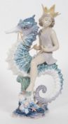 A Lladro  porcelain figurine ' Principi Del Mar - Prince of the Sea ' Model no 01821.