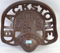 A vintage style ' Blackstone ' tractor metal seat,