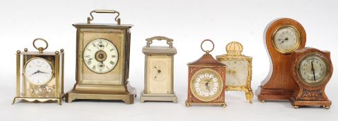 A good collection of 7x vintage assorted clocks,