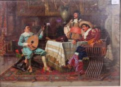 Framed and glazed Giuseppe Ballesio, Italian,