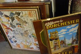 BREWERIANA; a collection of Breweriana related items to include two Wadworth framed prints,