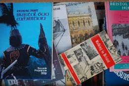 A box of local interest books to include Reece Winston, Bristol 600 Celebrations and others.