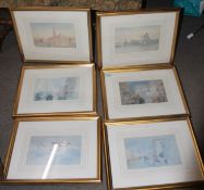 A collection of 6x Turner limited edition Tate Gallery prints,