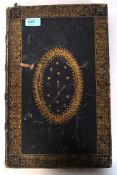A large leather bound bile titled The History And Life Of Our Saviour Jesus Christ by Rev John