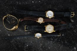 A collection of ladies and gents wrist watches to include Le Cheminant 17 jewel gents, Ladies Carol,