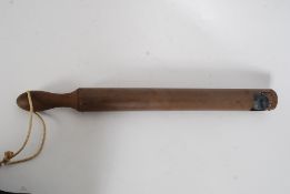 A GREAT WAR ( WWI ) PERIOD PAINTED STEEL TRENCH PERISCOPE, with all over mud brown colouring,