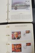 Two albums titled ' History Of World War Two ' containing related First Day Covers.