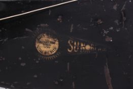 A vintage ladies loop frame bicycle,