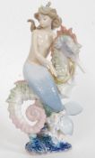 A Lladro  porcelain figurine ' Princesa Del Mar - Beneath the Waves ' Model no 01822.